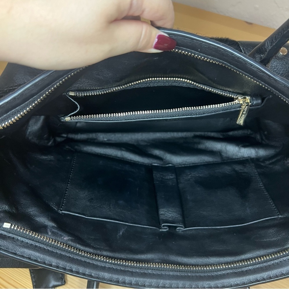 RETIRED- Henri Bendel Calfskin Satchel - Picture 6 of 6